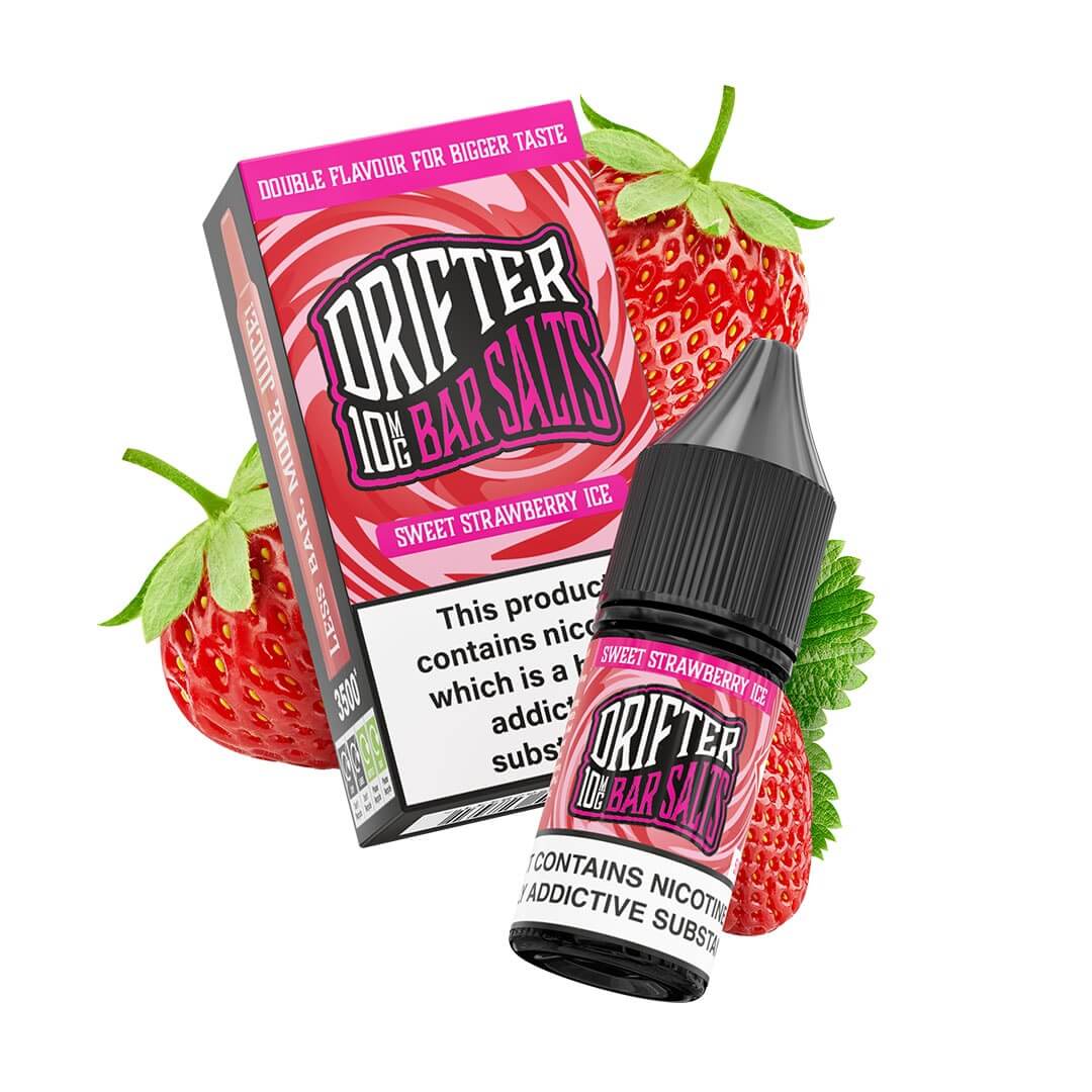 Sweet Strawberry Ice 10ml - Drifter Bar Salts